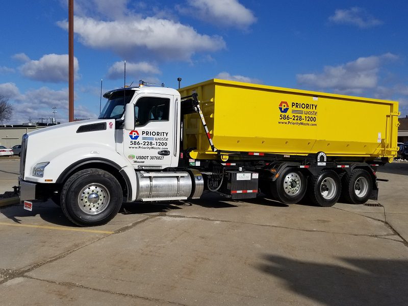 We Are Priority Waste Michigan Dumpster Rentals