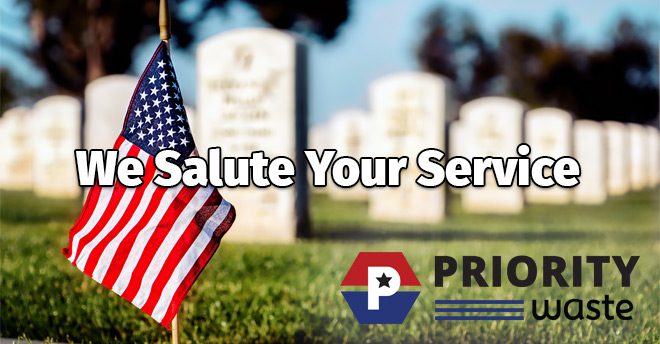 Priority Waste Memorial Day 2019