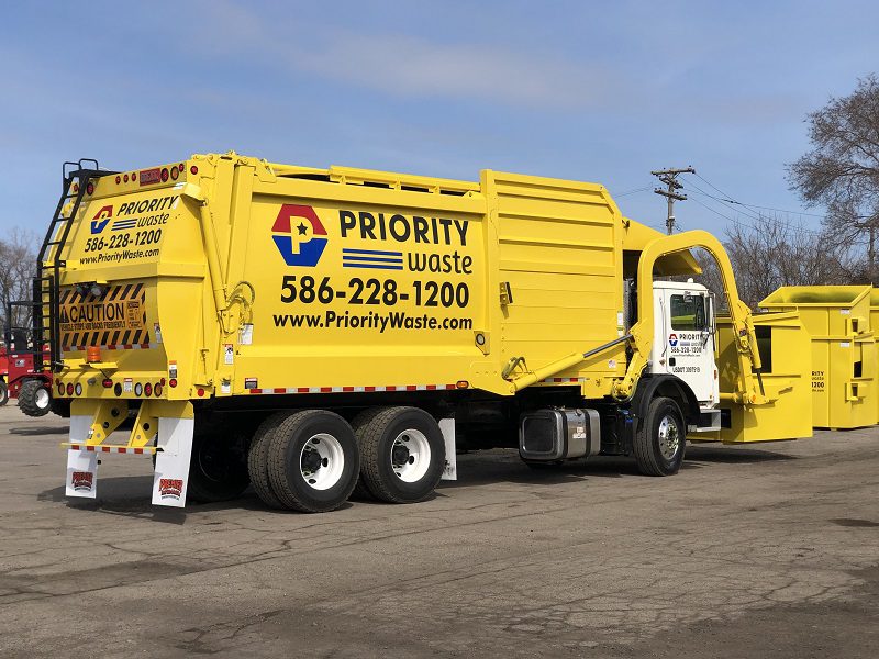 Priority Waste Garbage Truck