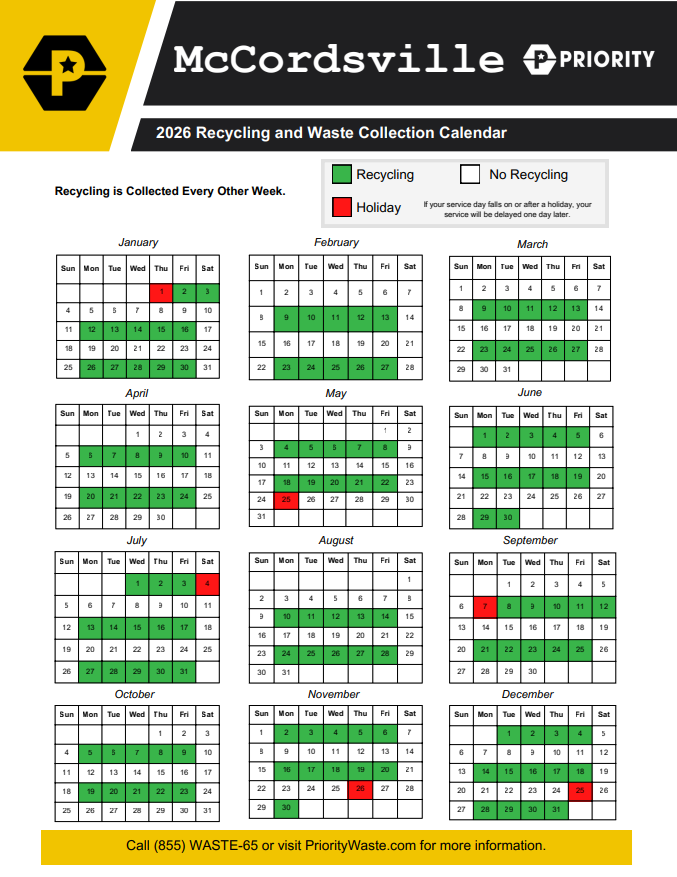McCordsville Collection Map